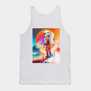 Galactic Wanderer - Exploring the Cosmos Beyond Boundaries Tank Top